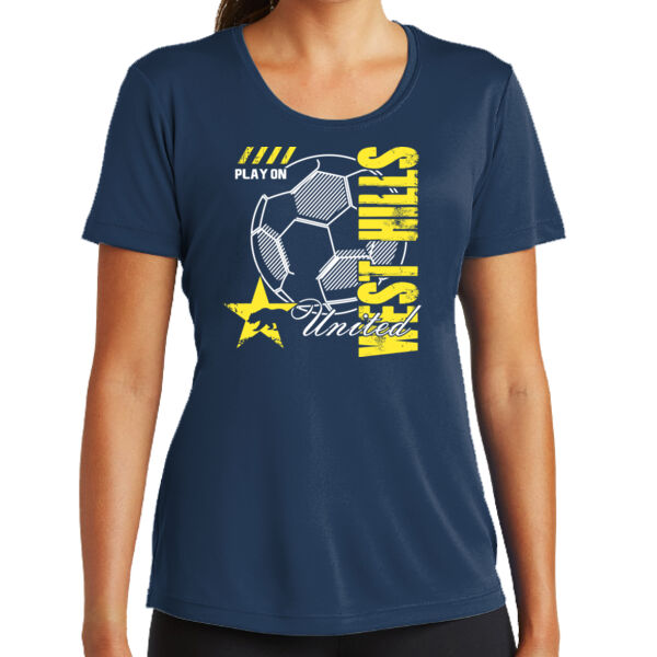 Play On United  - Ladies Athletic Tee Thumbnail