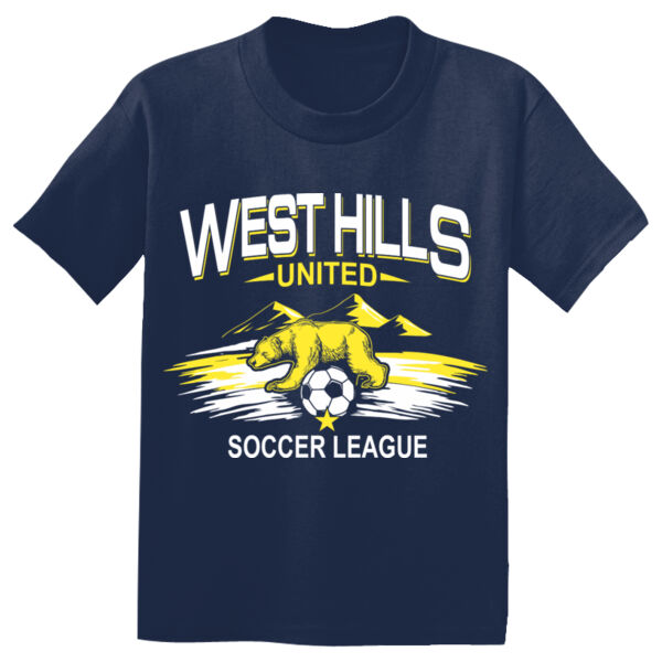 West Hills United  - Youth Athletic T-Shirt Thumbnail