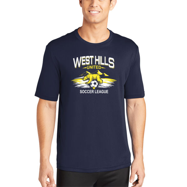 West Hills United  - Unisex Athletic T-Shirt Thumbnail